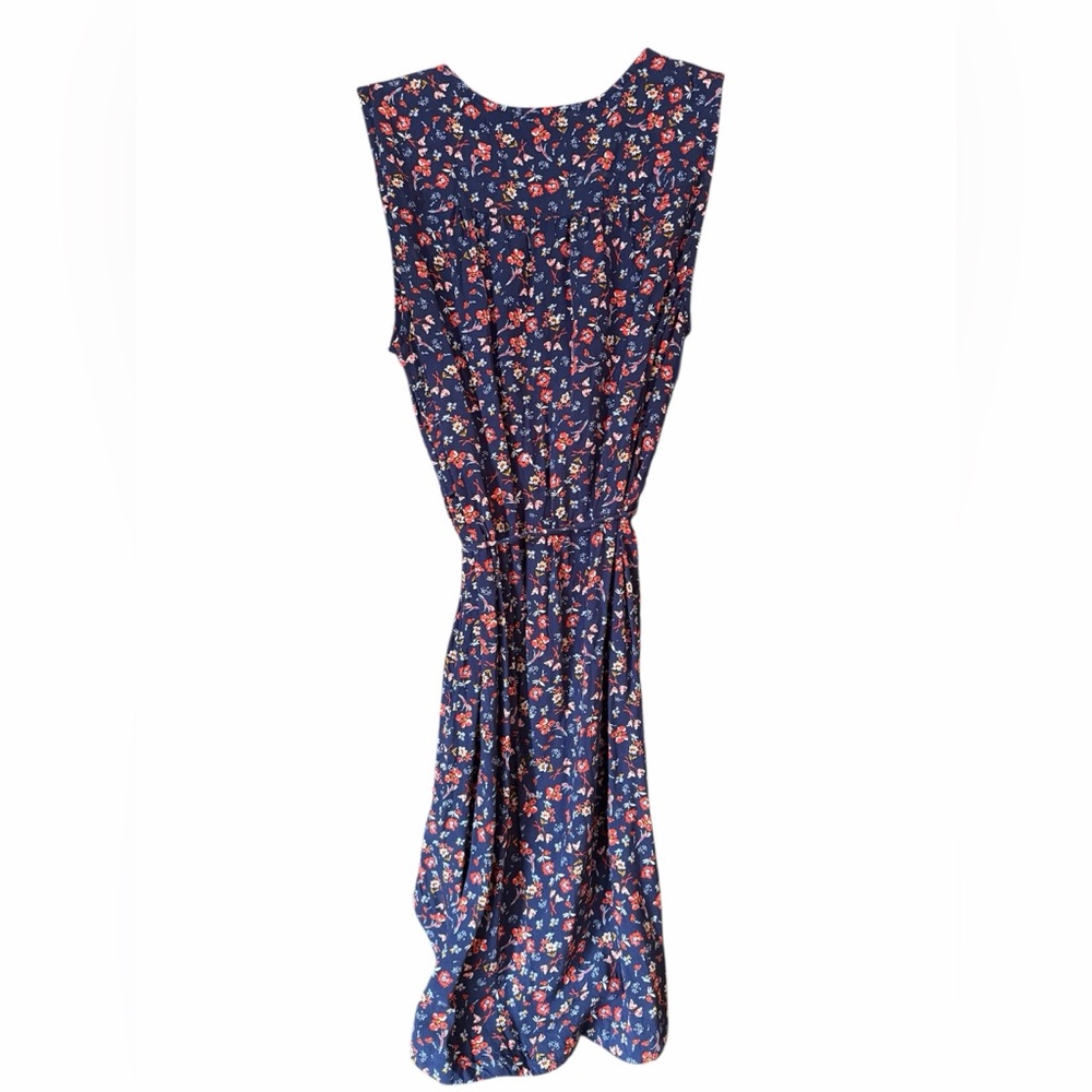 Beachlunchlounge Blue Boho Floral Sleeveless Dress - Picture 2 of 5